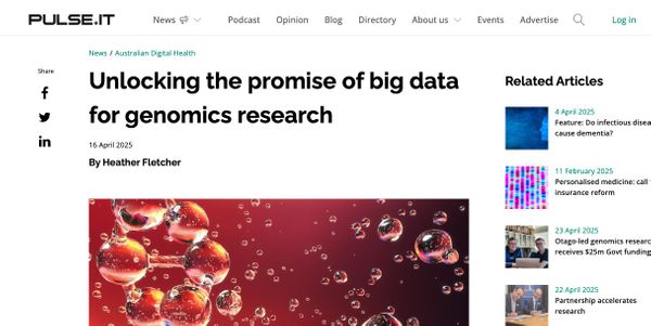 Pulse IT: Unlocking the promise of big data for genomics research